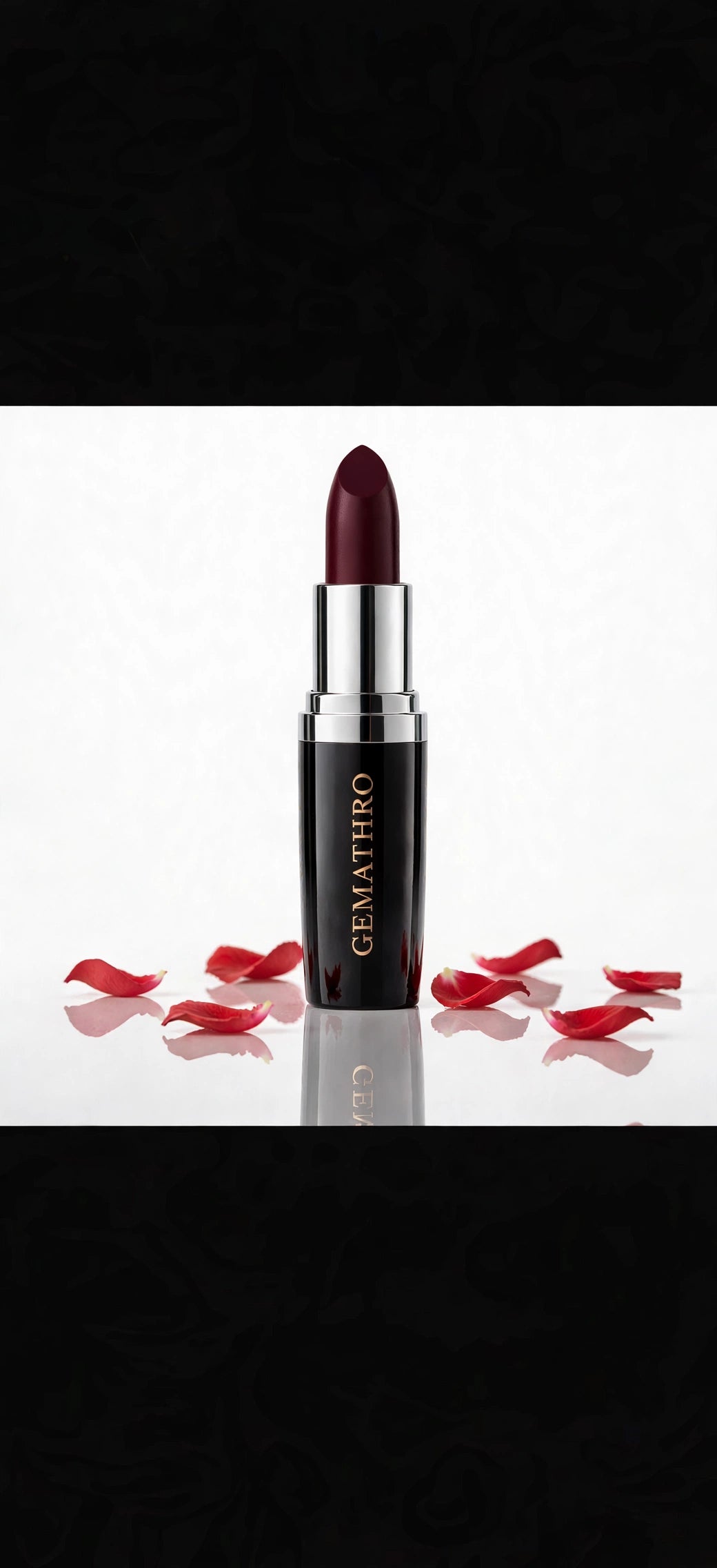 GEMATHRO Signature Lipstick — Deep Burgundy
