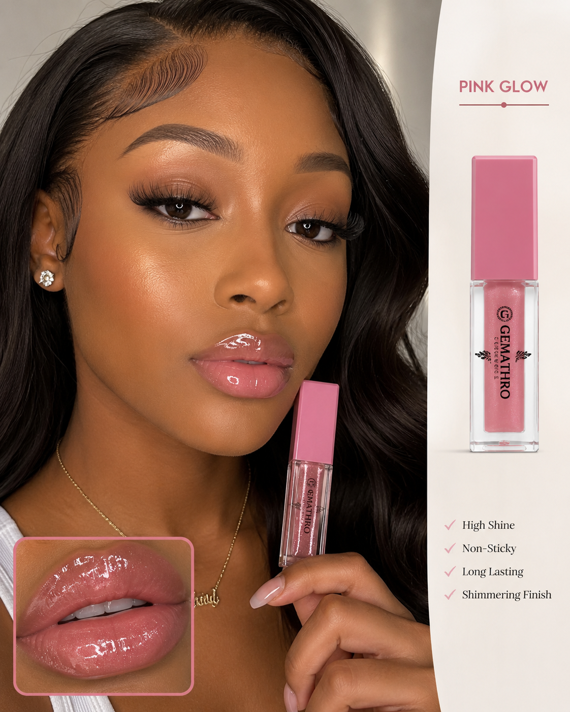 Gemathro Shimmer Lip Gloss
