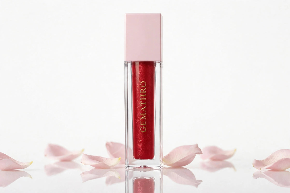 ❤️ Gemathro Luxury Lip Gloss — Rouge Éclat